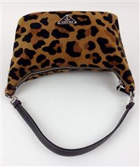 prada blue nylon bag - PRADA PONY HAIR CHEETAH PRINT TOTE (MAX056848) | eBay